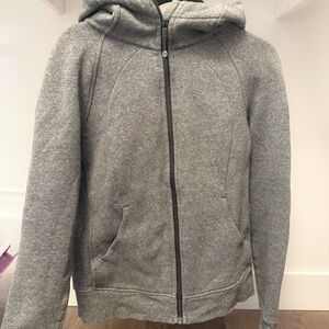 Lululemon Gray Zip-Up Hoodie